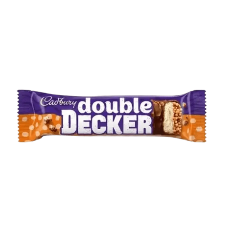 Cadbury Double Decker Duo – Chocolate Bar with Crispy Cereals & Nougat 70g (UK) Best By 10-October-2025