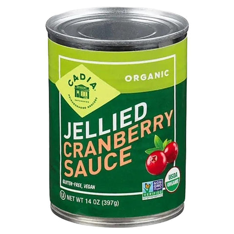 Organic Jellied Cranberry Sauce 14OZ CADIA