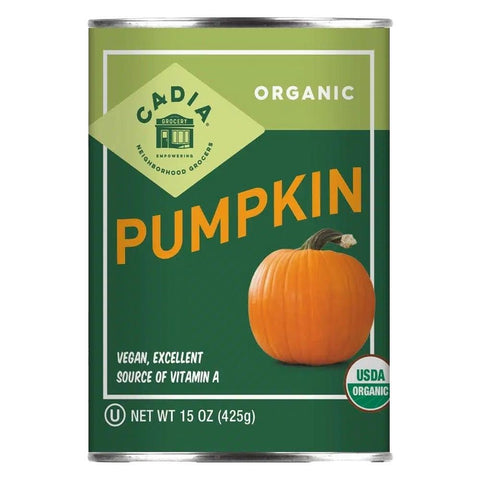 Organic Pumpkin 15OZ Canned CADIA