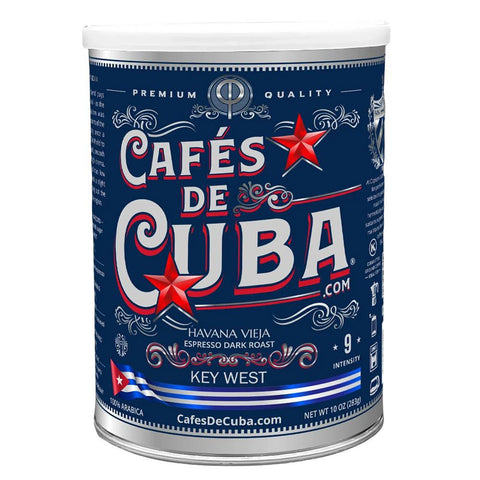Cuban-Style Espresso Dark Roast Coffee Blend 10OZ Cafes De Cuba