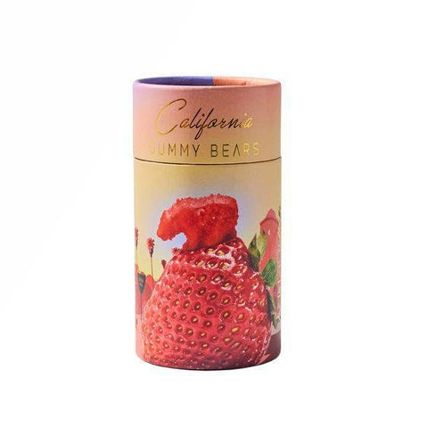 Sour Strawberry Key Attribute Gummy Bears California Gummy Bears