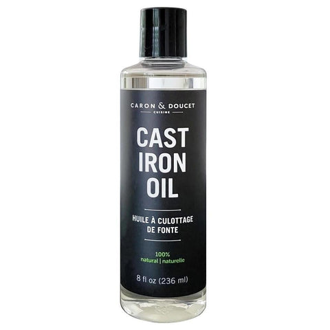Cast Iron Oil Plant-Based Seasoning Oil 8OZ Caron & Doucet