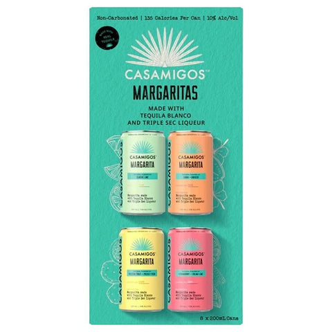 Casamigos Margaritas Variety Pack 8x200ML Cocktail Pack