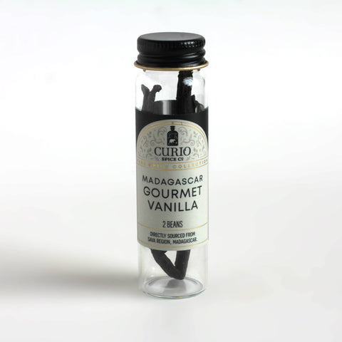 Madagascar Vanilla Gourmet Pods 6 Pack Case Curio