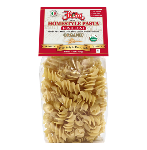 Organic Homestyle Fusilloni Pasta 16.02 oz Flora