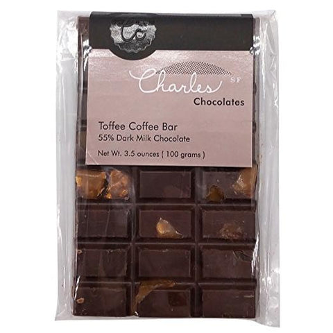 Toffee Coffee Bar 3.5OZ Charles Chocolates