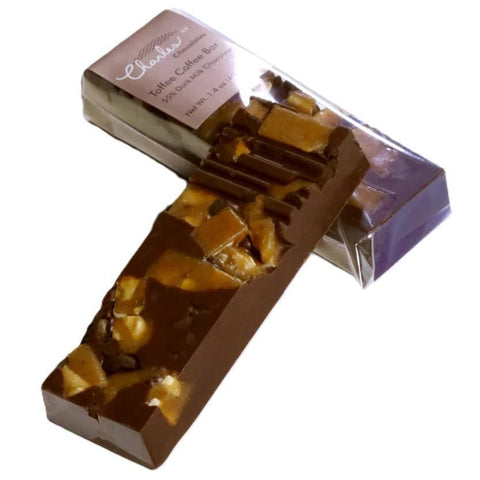 Toffee Coffee Mini Chocolate Bar 1.4OZ Charles Chocolates