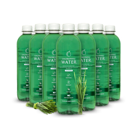 Chlorophyll Water Purified Mountain Spring Water with Essential Vitamins by Chlorophyll Water