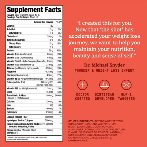 Rock The Shot Functional Nutrients Daily Shake