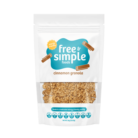 Cinnamon Organic Granola with Maple Syrup Homemade