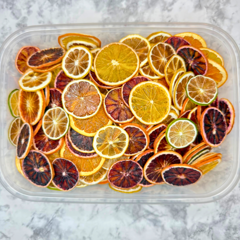 Dehydrated Citrus Mix Hand-Selected Dried Lemon Lime Orange Blood Orange