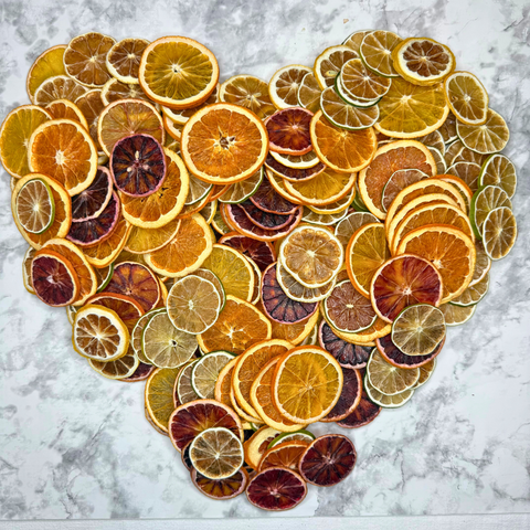 Dehydrated Citrus Mix Hand-Selected Dried Lemon Lime Orange Blood Orange