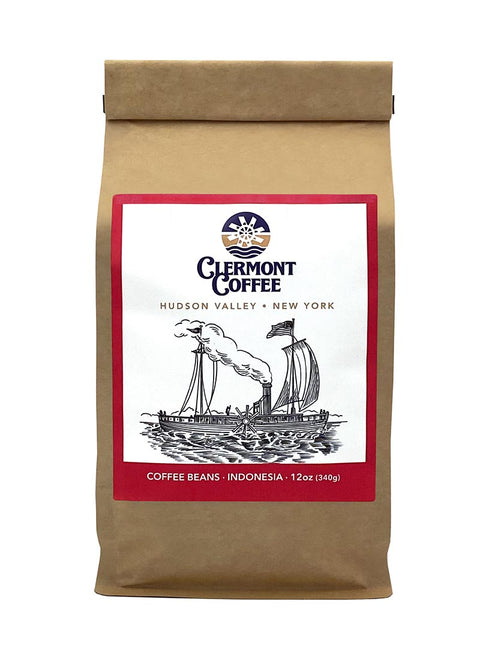 Clermont Coffee Indonesia 12oz Bag Whole Bean Coffee