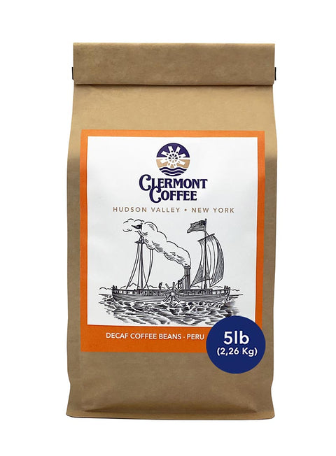 Clermont Coffee Decaffeinated Peru bag - 5lb (2,26kg)