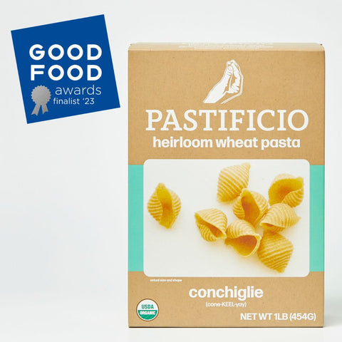 Pastificio Boulder Conchiglie Heirloom Wheat Craft Pasta - 6 Boxes x 16oz