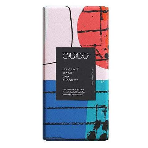 Isle of Skye Sea Salt Dark Chocolate 80G COCO Chocolatier