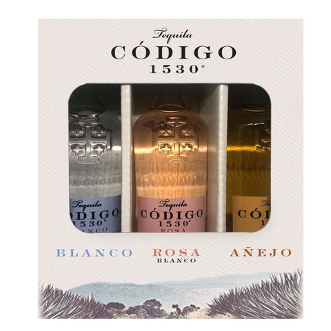 Tequila Tasting Set Blanco Reposado Rosa 3x50ML Codigo 1530