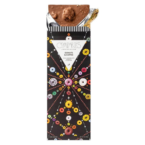 Milk Chocolate with Donuts & Coffee 3OZ 44% Compartes