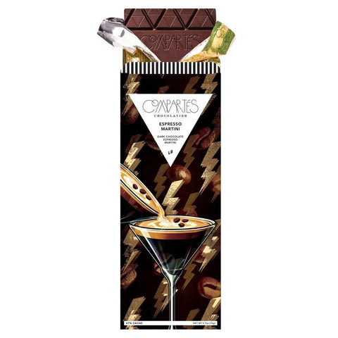 Espresso Martini Dark Chocolate Bar 67% Cocoa Compartes