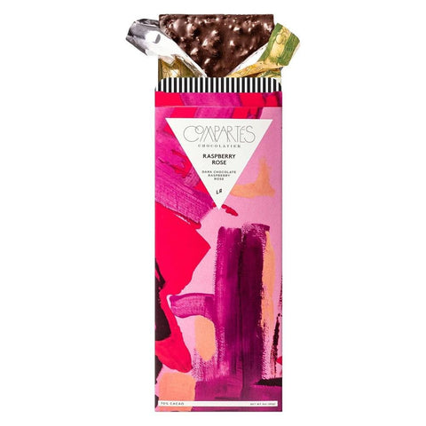 Raspberry Rose Dark Chocolate 70% 3OZ Compartes