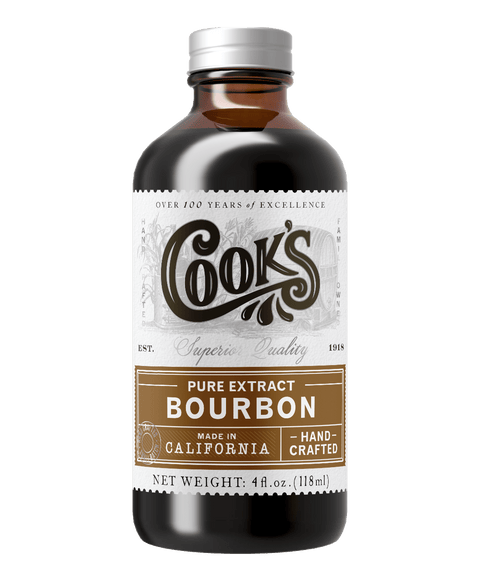 Pure Bourbon Extract Intense Flavor 4OZ Cook's