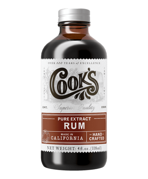 Rum Extract Pure 4OZ Cooking Extract Cook's