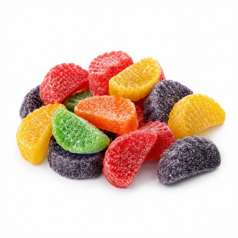 Assorted Fruit Flavors Colorful Chewy Fruit Slices Bulk Value Bag