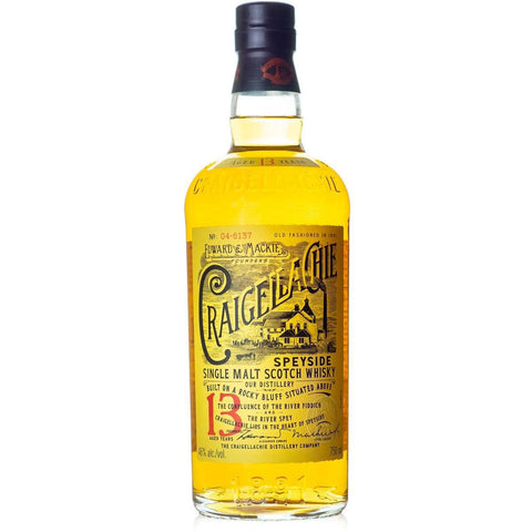 Speyside 13yr Single Malt Scotch Whisky Craigellachie Distillery 750ML