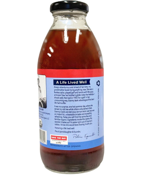 Granny Squibbs Charlie's Cranberry Organic Iced Tea 16oz Bottles 12 Pack