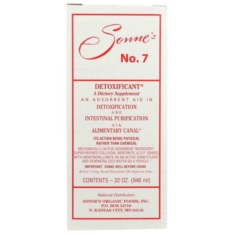 Detoxificant Psyllium & Bentonite Cleansing Drink SONNES No 7 32oz