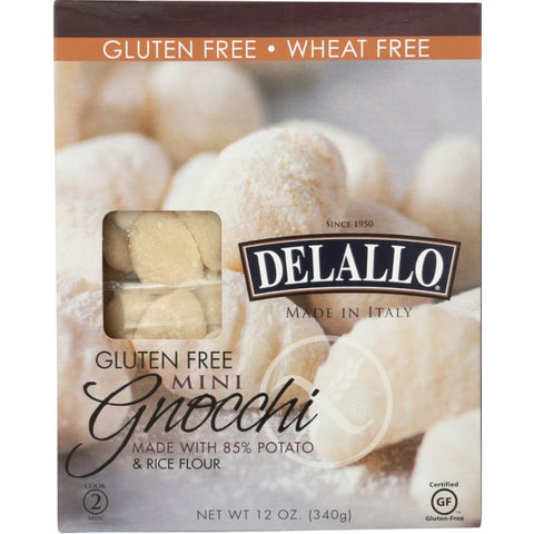 Gluten Free Mini Gnocchi Potato Dumplings DELALLO 12 oz