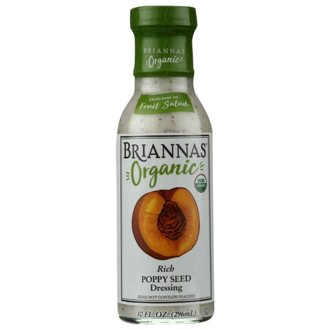 Organic Rich Poppy Seed Dressing 10 oz Briannas