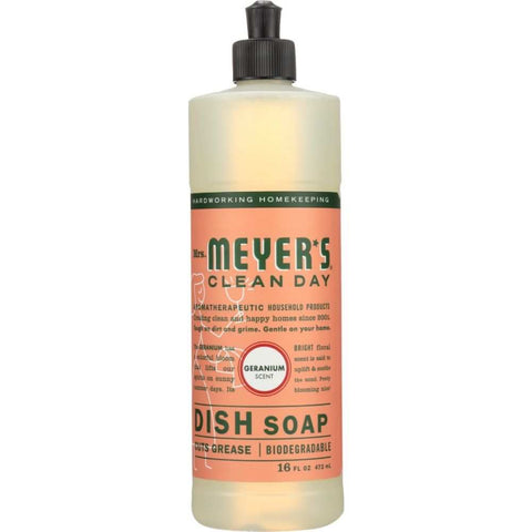Geranium 16 oz Dish Soap Mrs. Meyer’s Clean Day