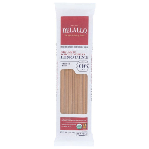 Whole Wheat Linguine 16 oz Pasta DELALLO