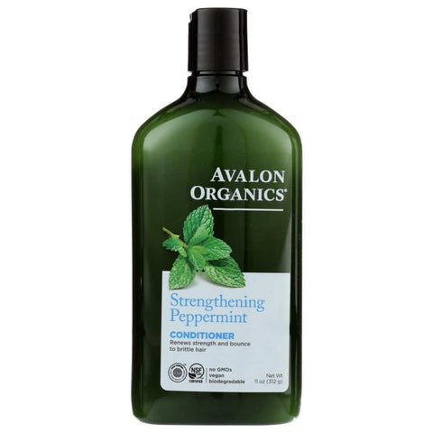 Strengthening Peppermint Conditioner 11oz Hair Care AVALON ORGANICS