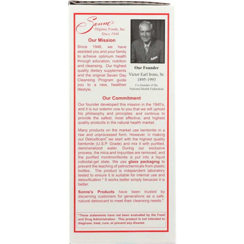 Detoxificant Psyllium & Bentonite Cleansing Drink SONNES No 7 32oz
