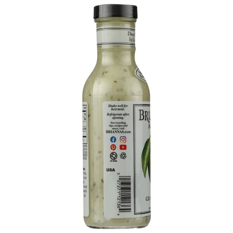 Creamy Cilantro Lime Dressing 12 oz BRIANNAS