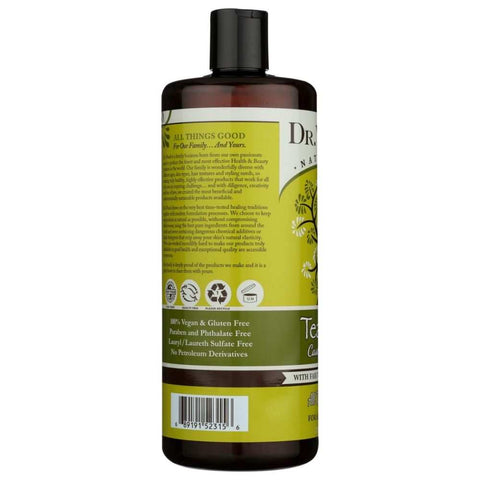 Tea Tree Castile Soap 32 oz Body Face Hair DR WOODS