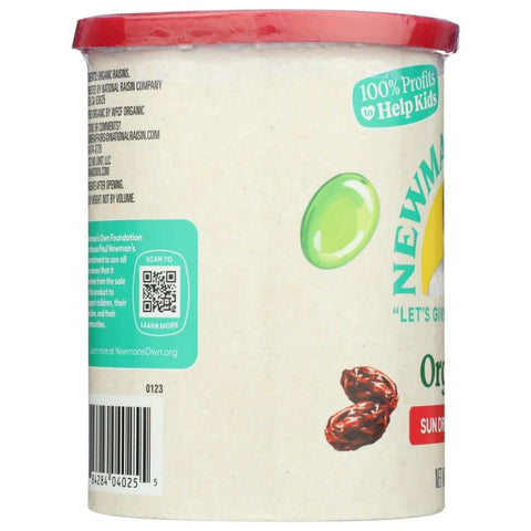 Organic Sun Dried Raisins Can 15 oz NEWMANS OWN ORGANIC