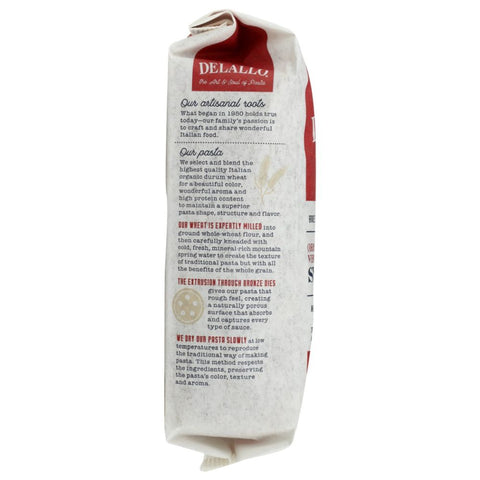 Organic Whole Wheat Pasta Shells 16 oz DELALLO