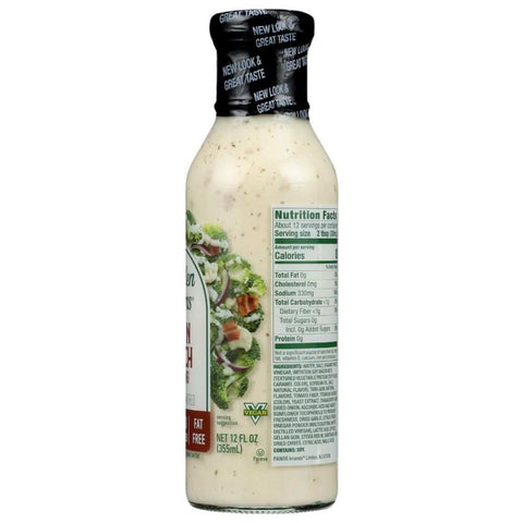 Bacon Ranch Zero Calorie Dressing 12 fl oz Walden Farms
