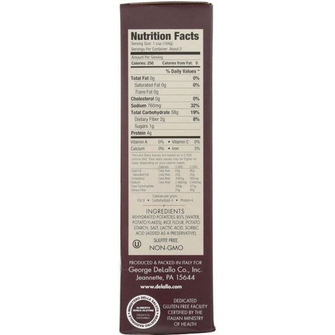 Gluten Free Mini Gnocchi Potato Dumplings DELALLO 12 oz