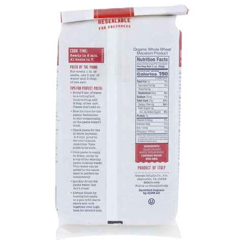 Whole Wheat Orzo Pasta 16 oz DELALLO