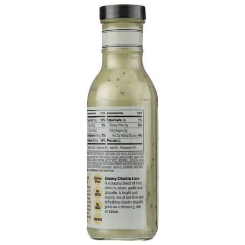 Creamy Cilantro Lime Dressing 12 oz BRIANNAS
