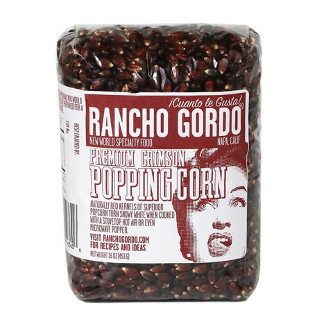 Crimson Popping Corn Premium Popcorn Rancho Gordo