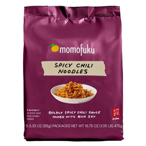 Spicy Chili Noodles Air-Dried Packaged Noodles Momofuku