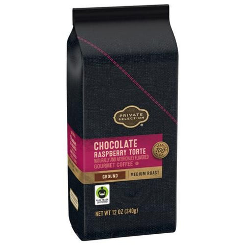 Private Selection Chocolate Raspberry Torte Medium Roast Ground Coffee 12 oz