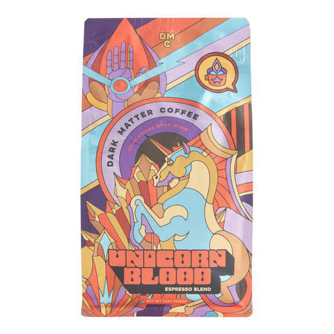 Dark Matter Coffee Unicorn Blood Full-Bodied Espresso Blend 12OZ
