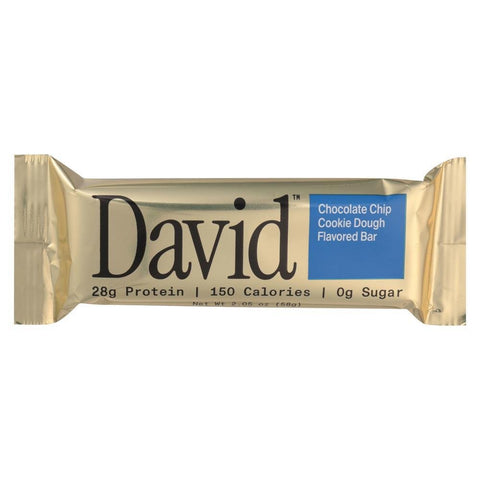 Chocolate Chip Cookie Dough Protein Bar 28G David Protein