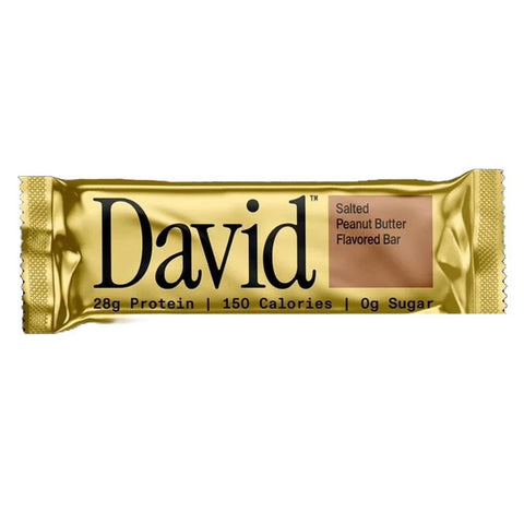 Salted Peanut Butter Protein Bar David Protein 58G
